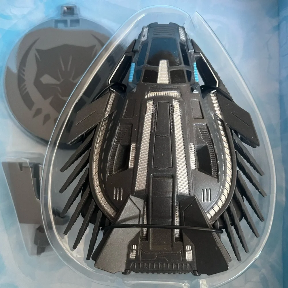Marvel Royal Talon Fighter Die Cast Black and Silver Vehicle